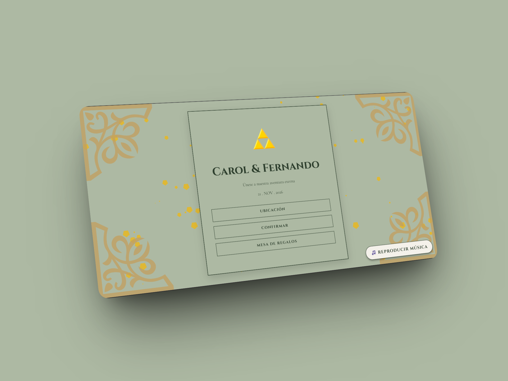 Invitación Web Interactiva de Boda